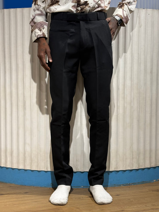 Black Polo Fit Formal Pants