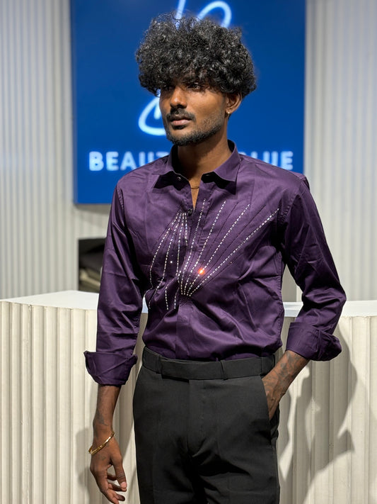 Purple Designer Shirt