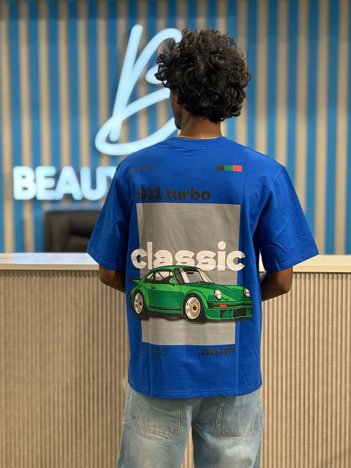 Blue Oversized Tshirt