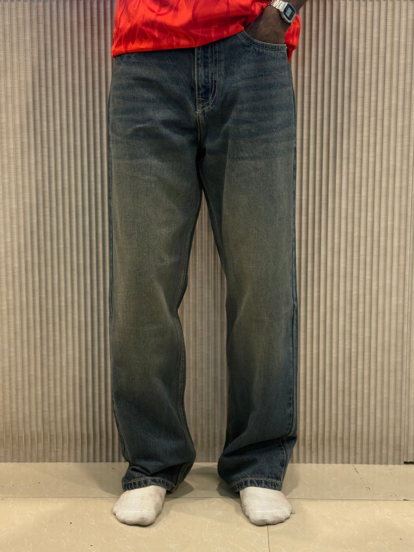 Blue Baggy Jeans