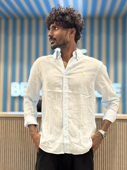 Light Blue Linen Shirt