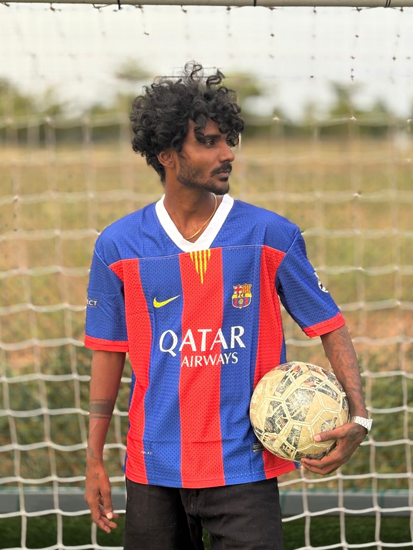 Barcelona X Messi Retro Oversized Jersey