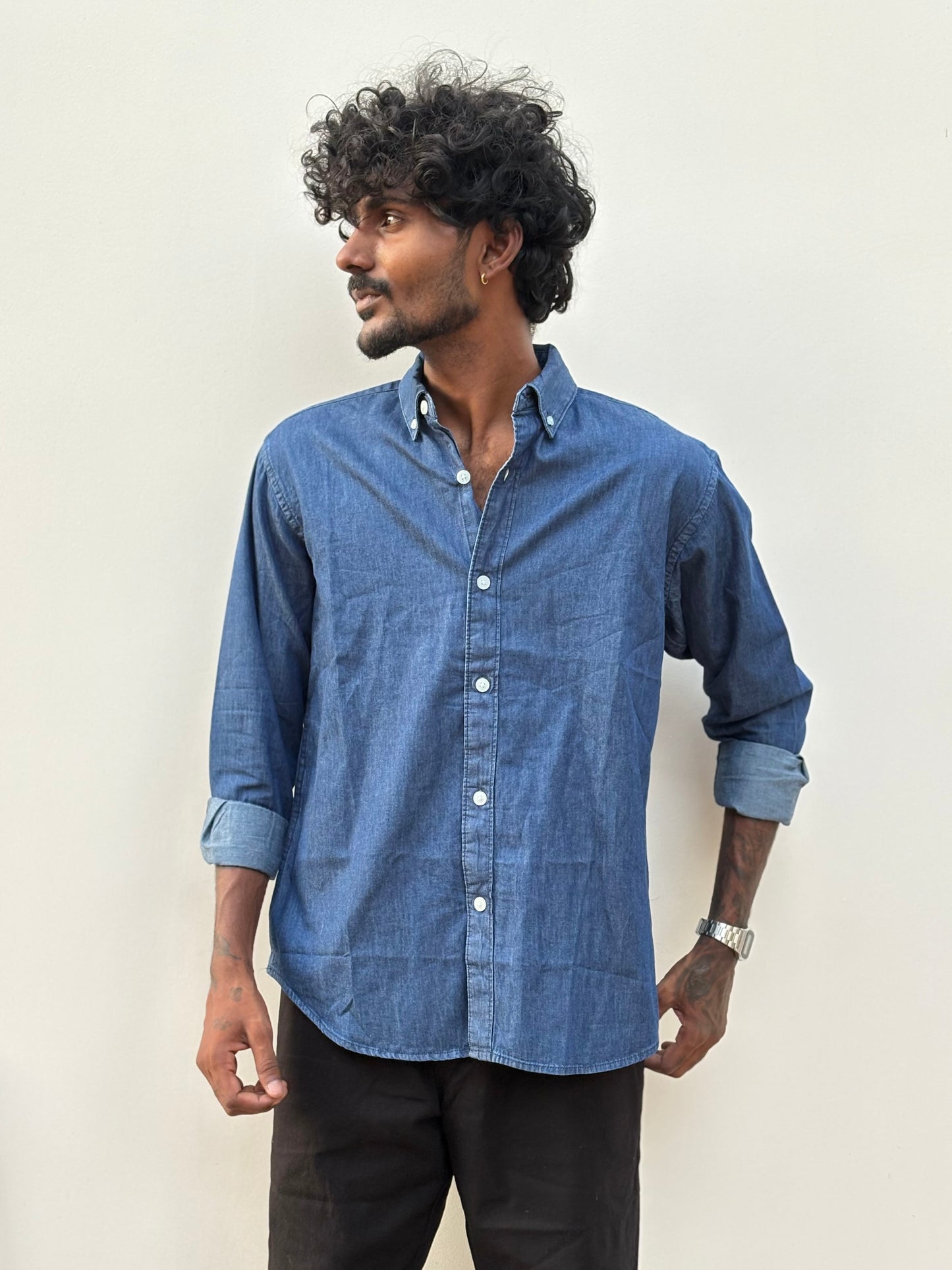 Blue Denim Shirt