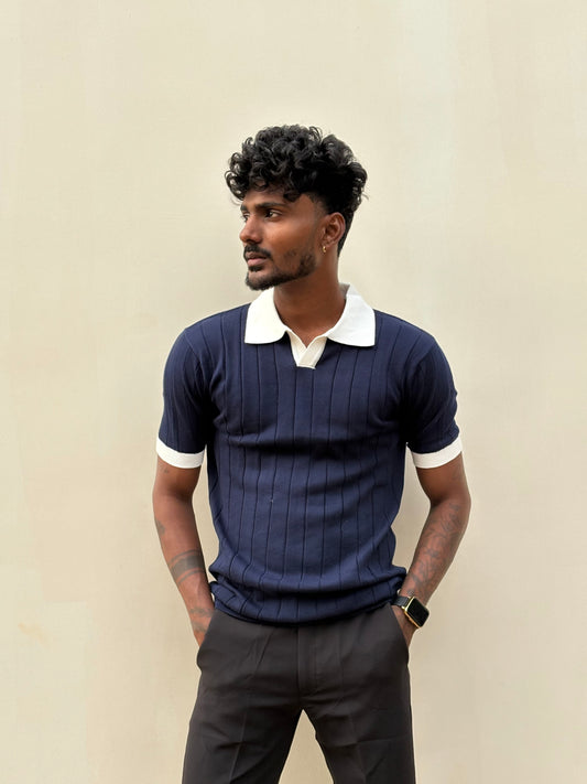Navy Blue Polo Tshirt
