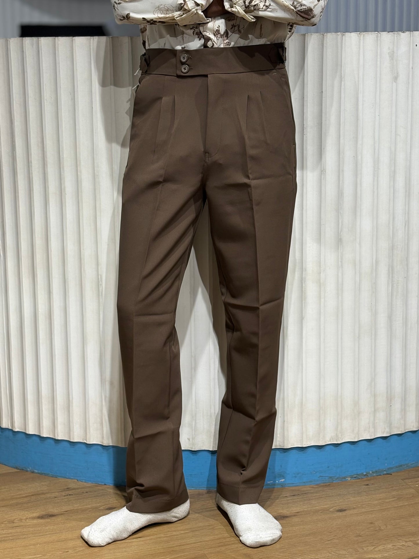 Brown Gurkha Pant