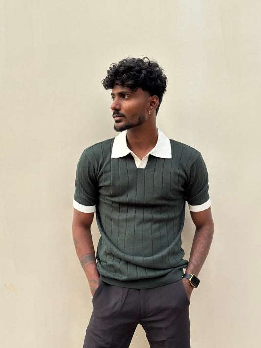 Olive Green Polo Tshirt