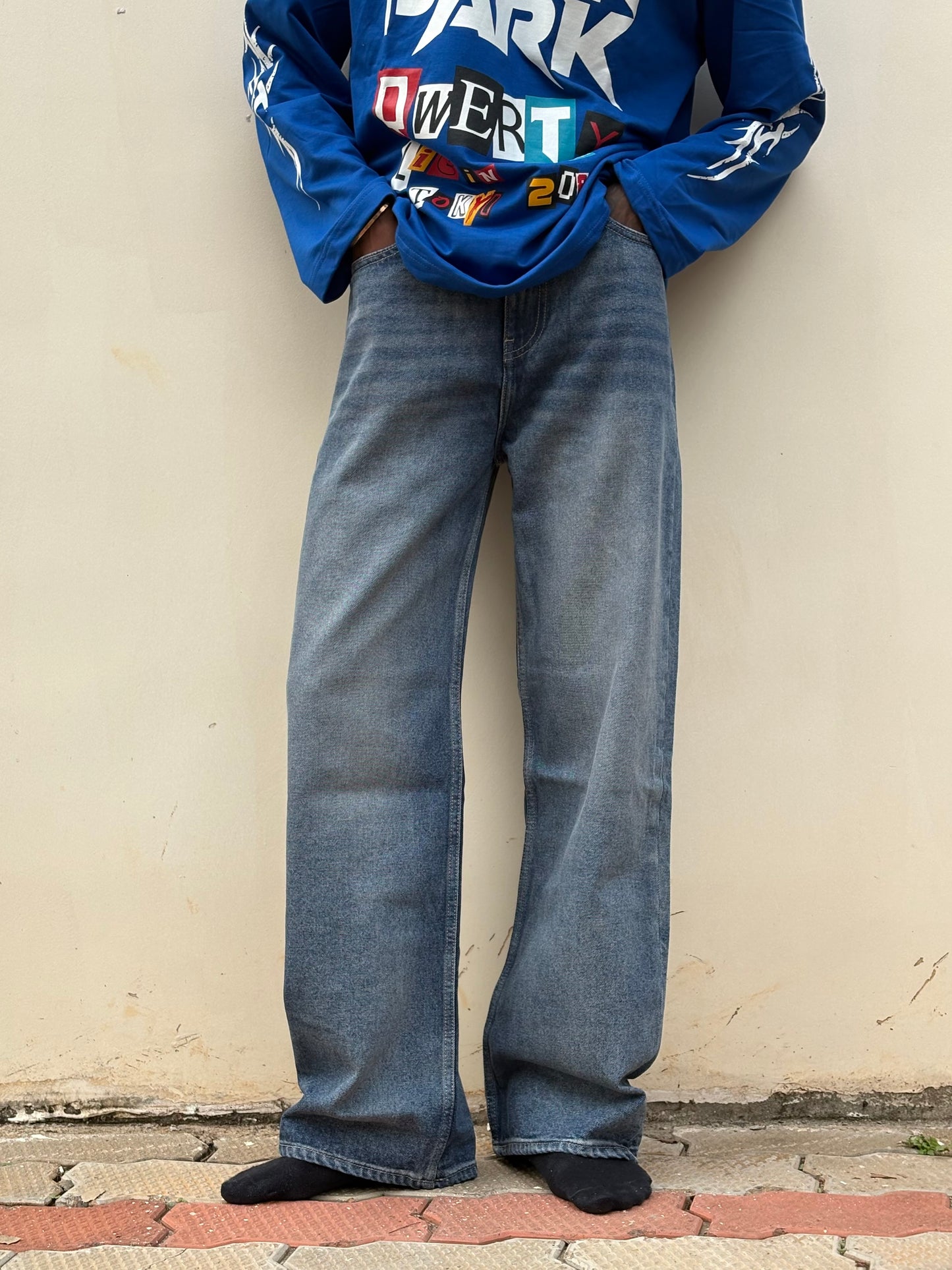 Blue Baggy Jeans