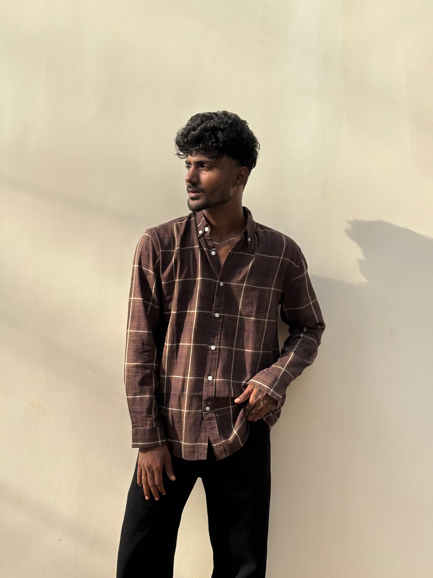 Brown Flannel Shirt