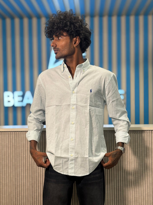 Light Blue Linen Shirt