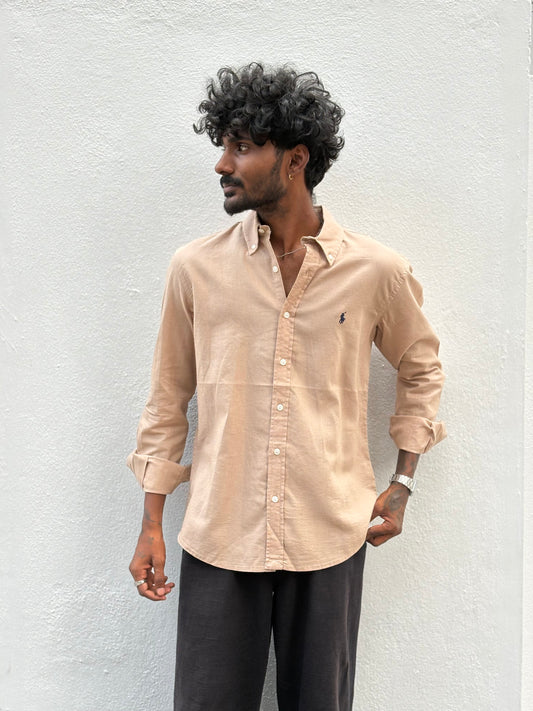 Beige Linen Shirt