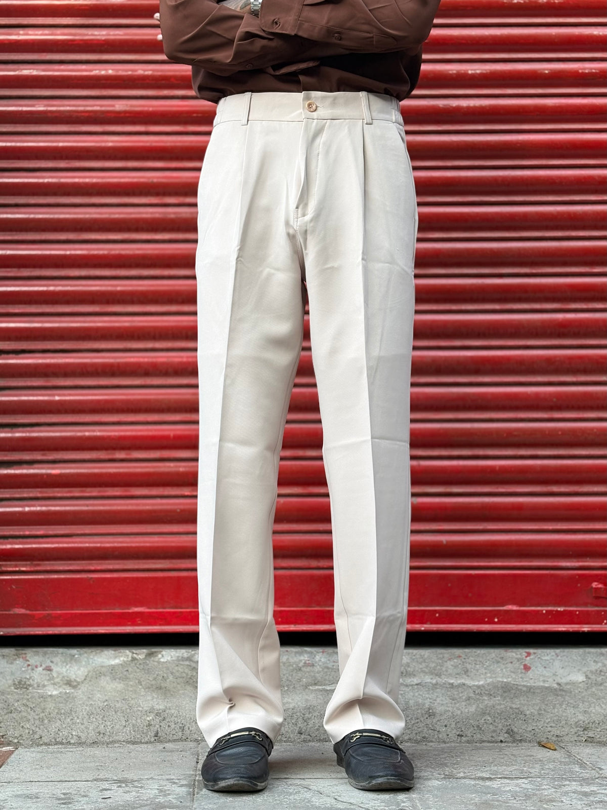 Off White Korean Pants