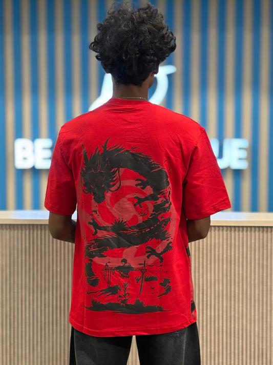 Red Oversized Tshirt