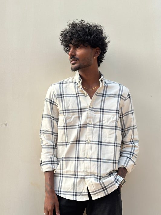 White Flannel Shirt