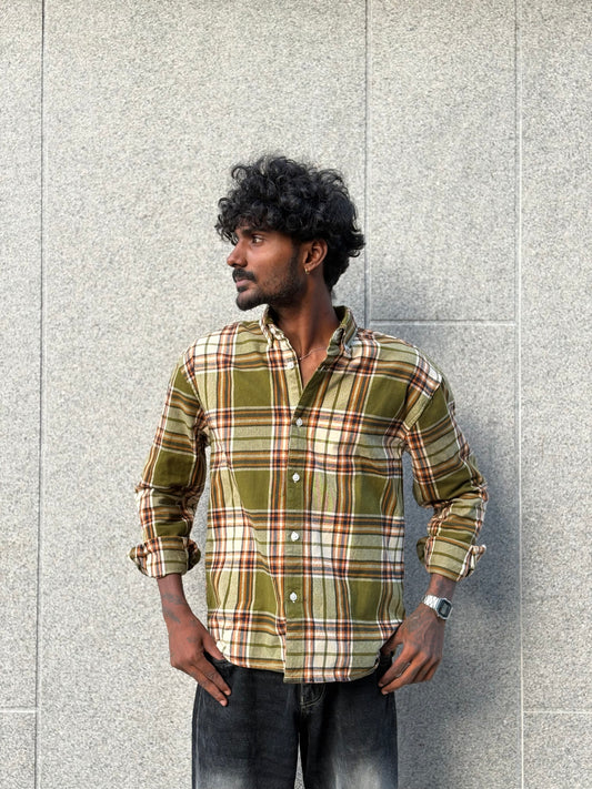 Green Flannel Shirt