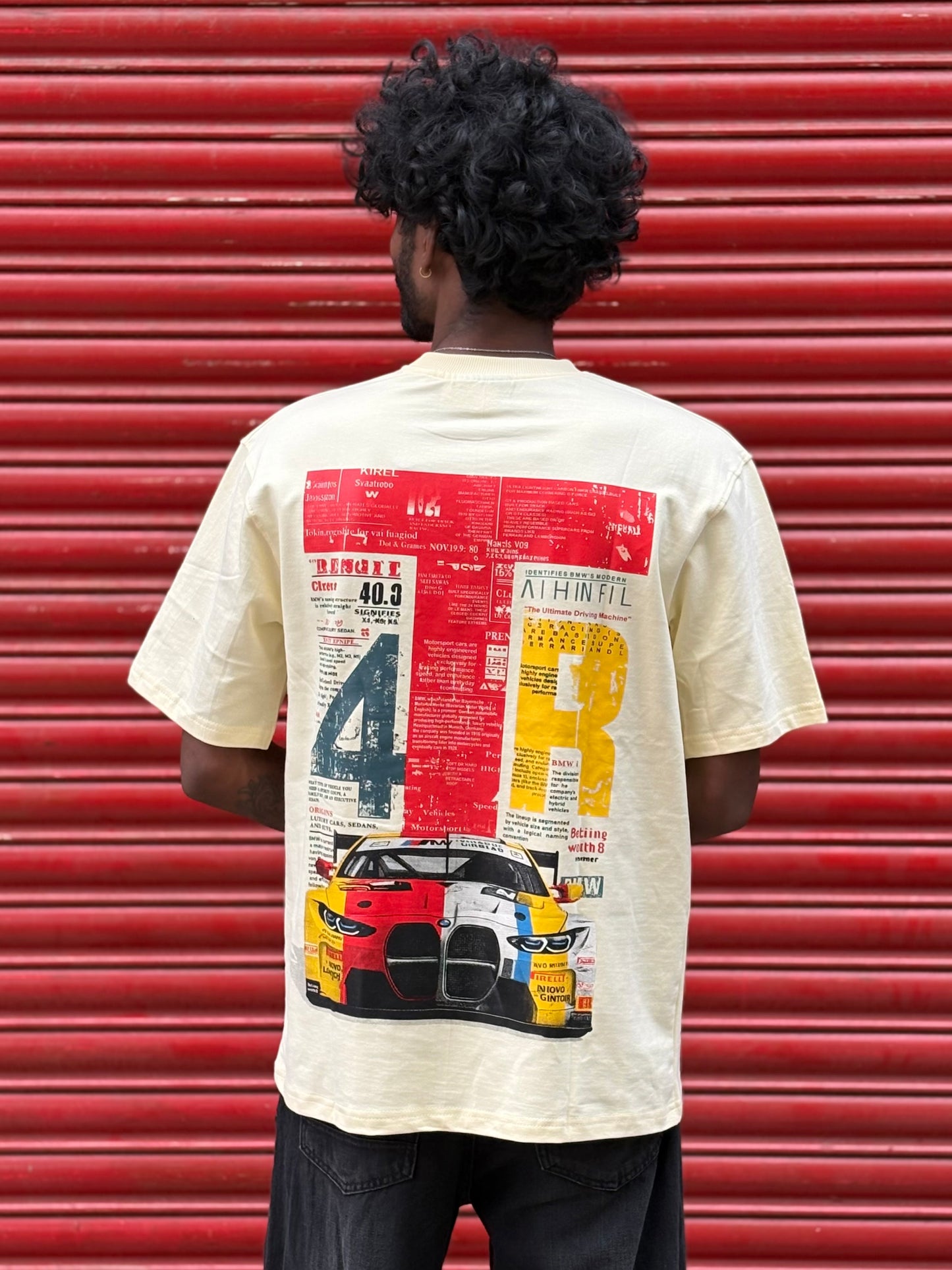Light Yellow Oversized Tshirt