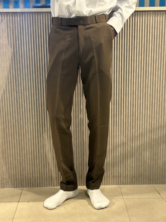 Brown Polo Fit Formal Pants