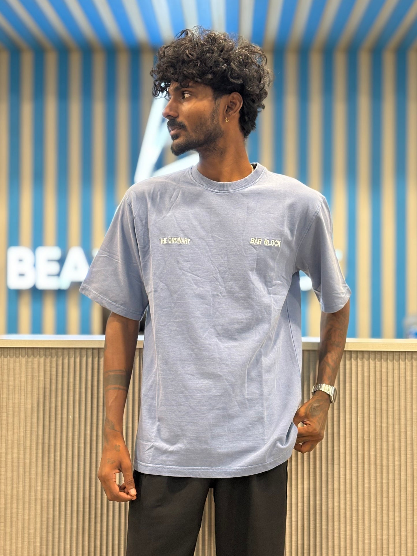 Blue Oversized Tshirt