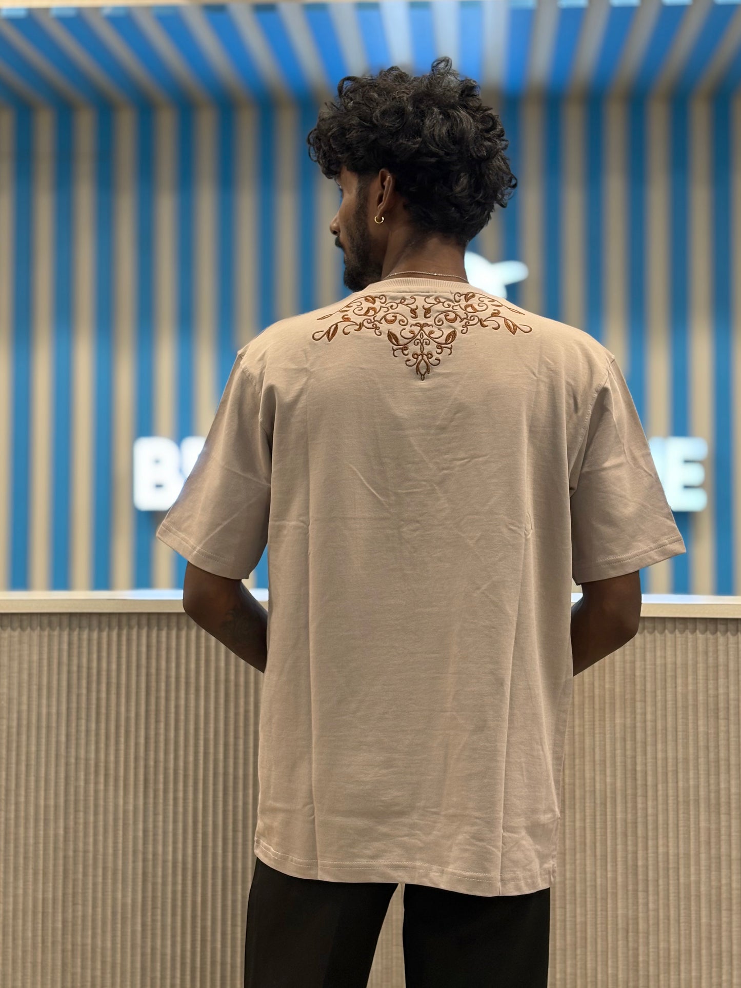 Beige Oversized Tshirt