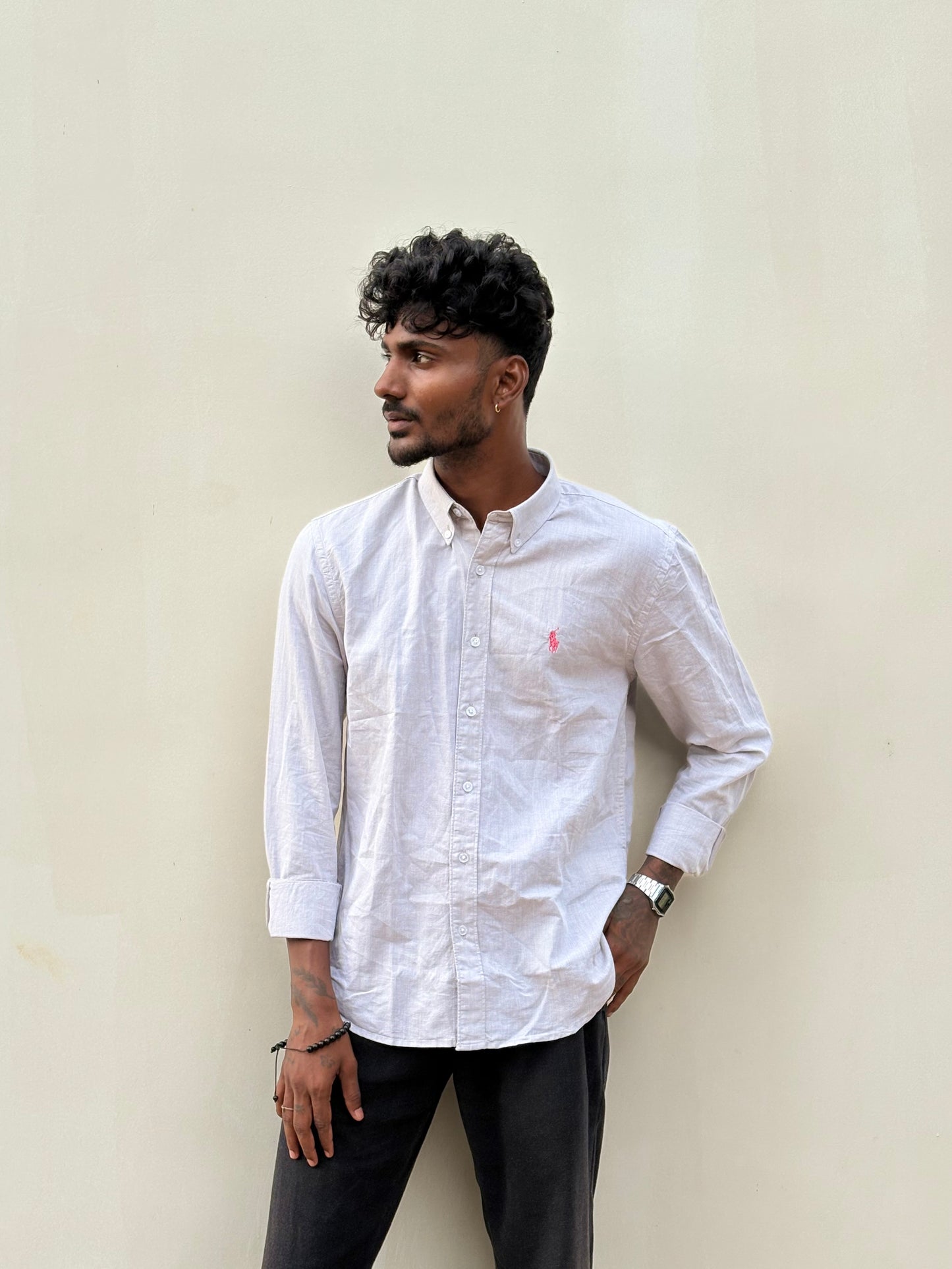 Light Grey Linen Shirt