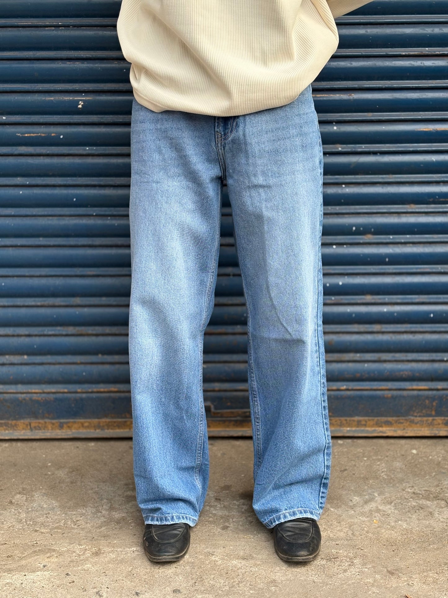 Blue Baggy Jeans
