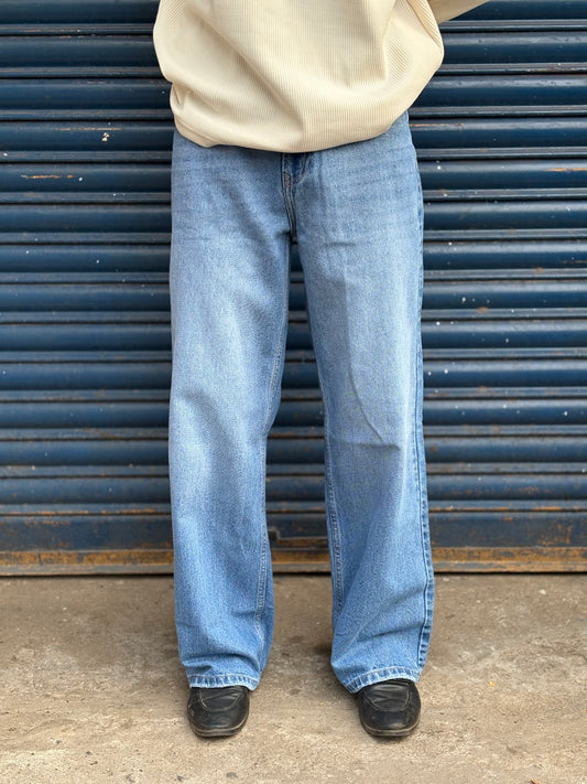 Blue Baggy Jeans