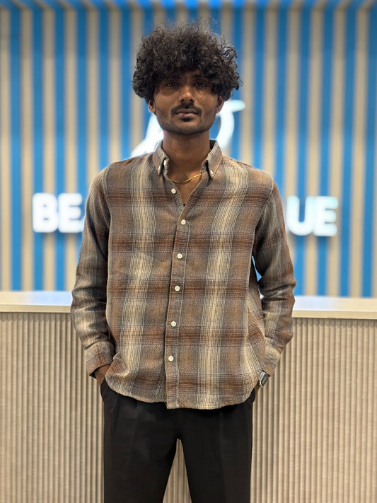 Brown Flannel Shirt