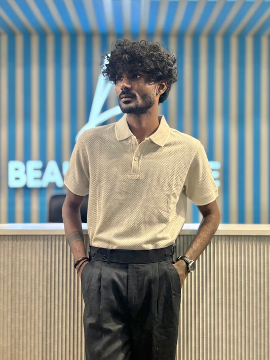 Beige Polo Tshirt