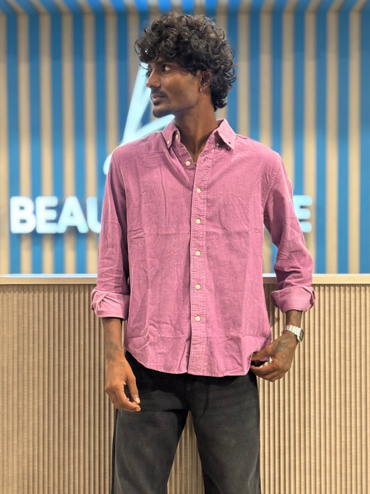 Pink Corduroy Shirt