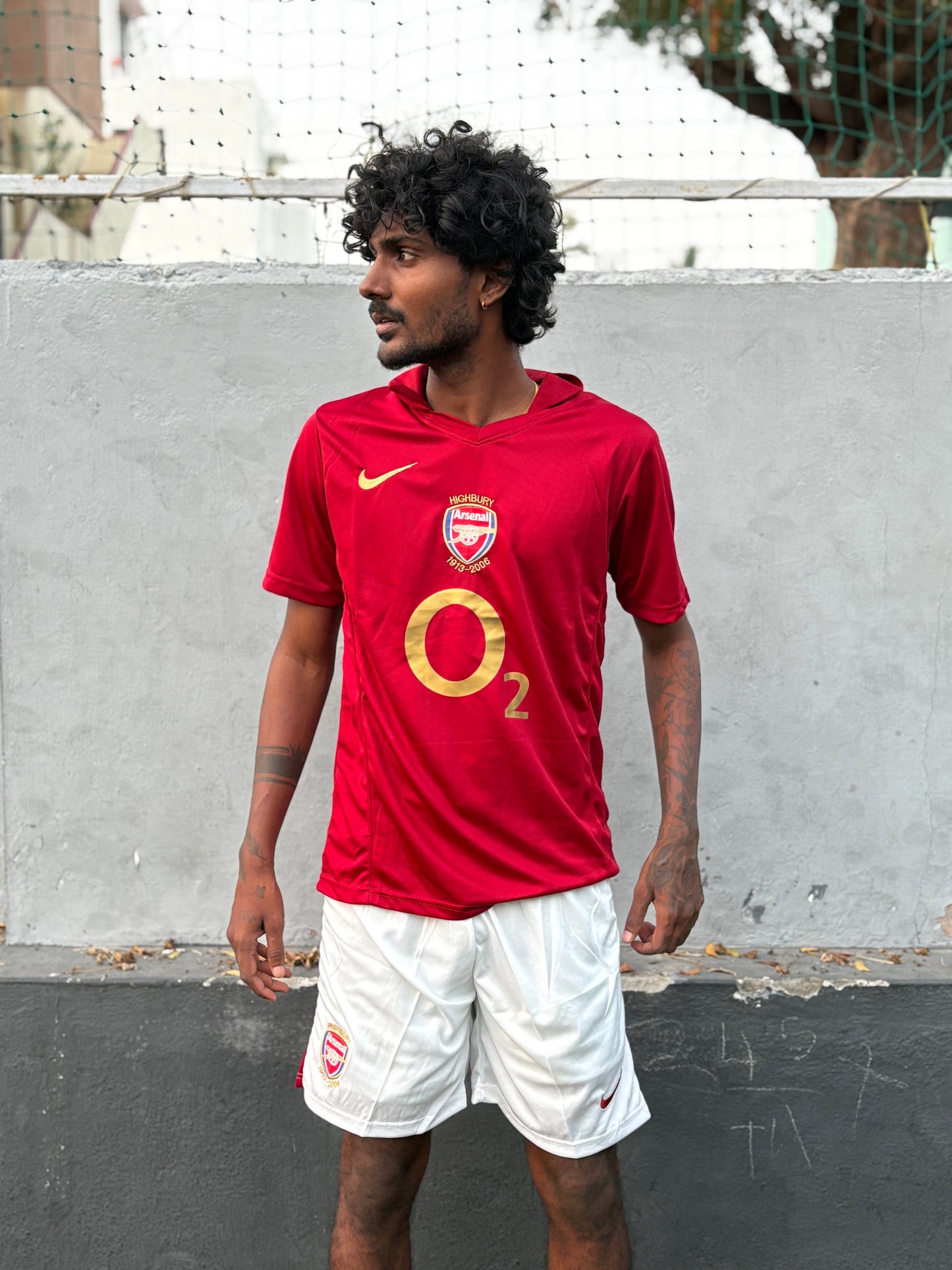 ARSENAL HOME 2005-2006 OFFICIAL RETRO KIT