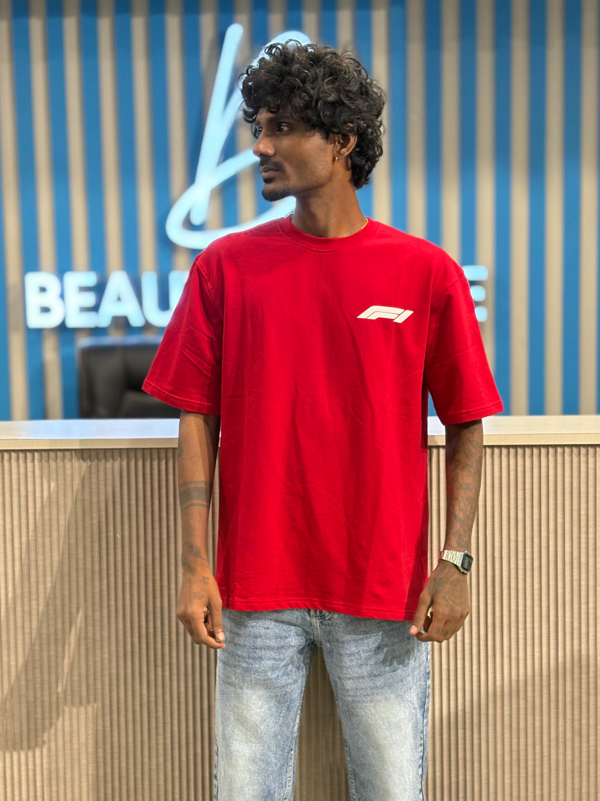 Red Oversized Tshirt