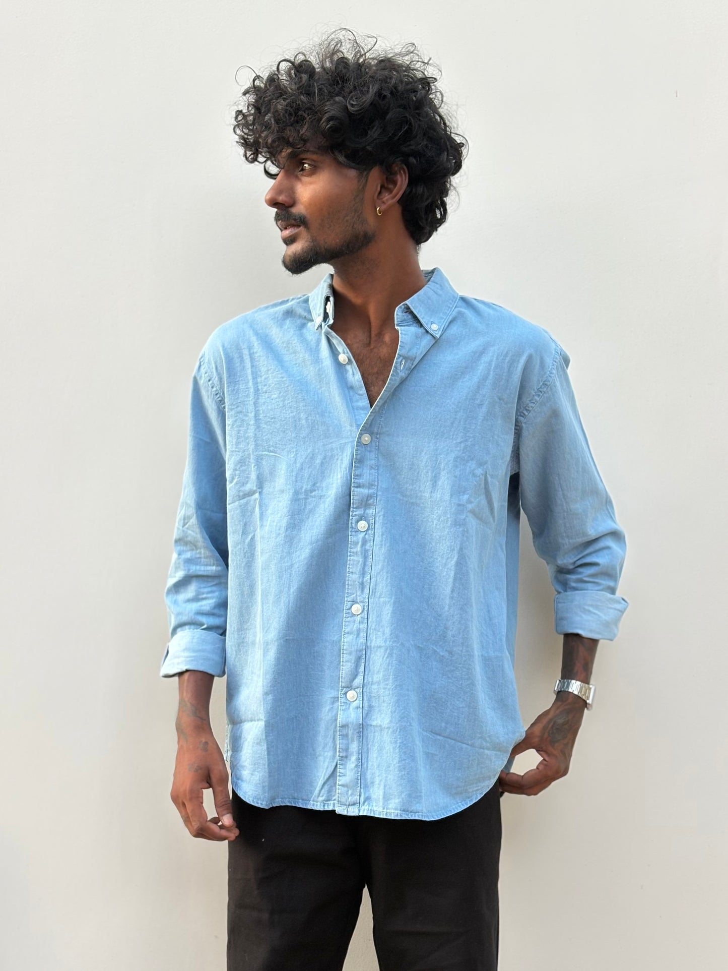 Blue Denim Shirt
