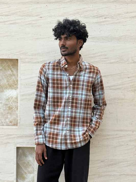 Brown Flannel Shirt