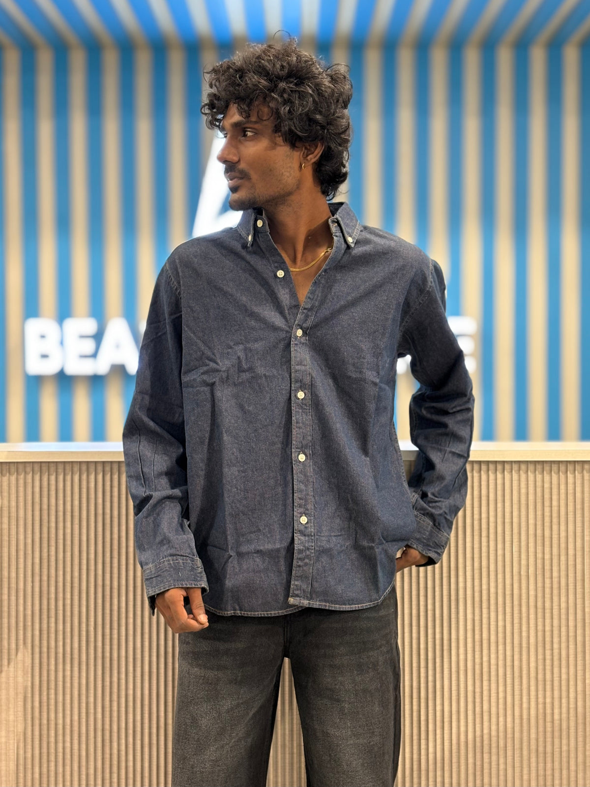 Blue Denim Shirt