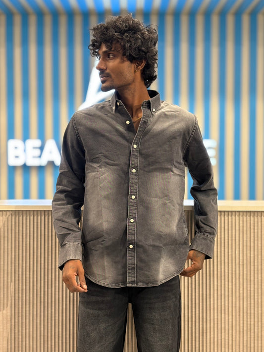 Black Denim Shirt