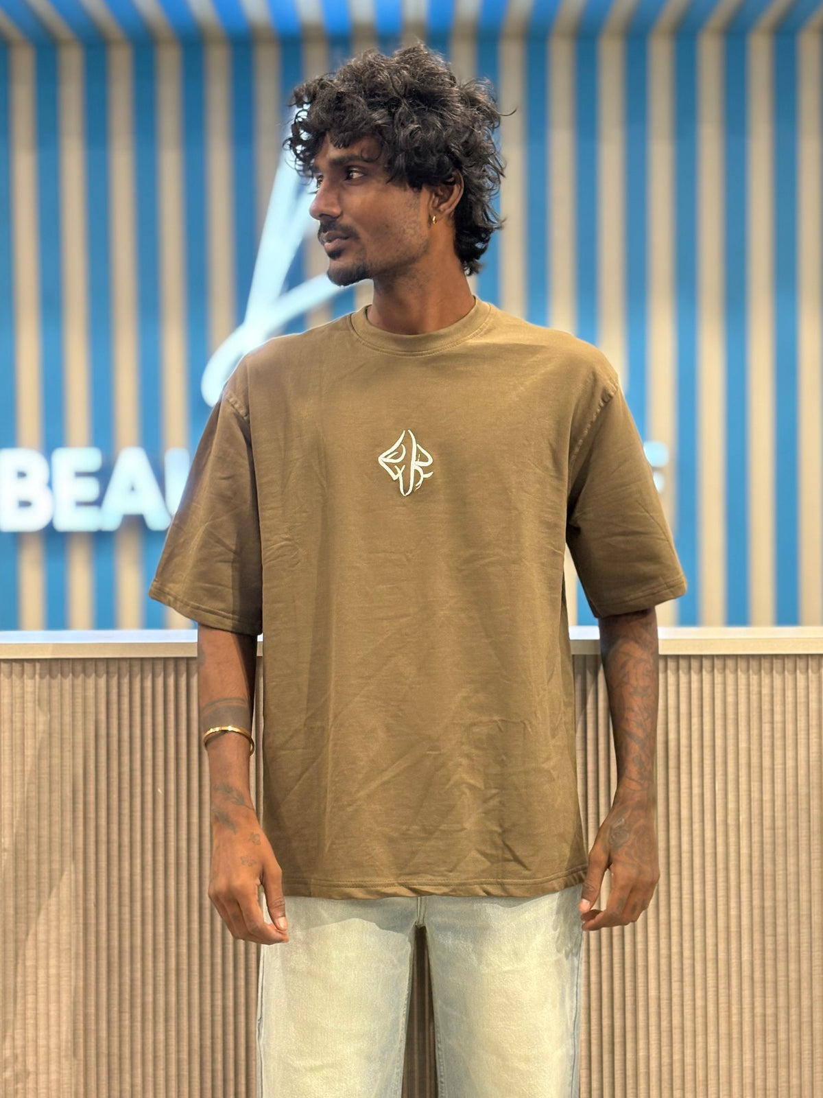 Brown Oversized Tshirt