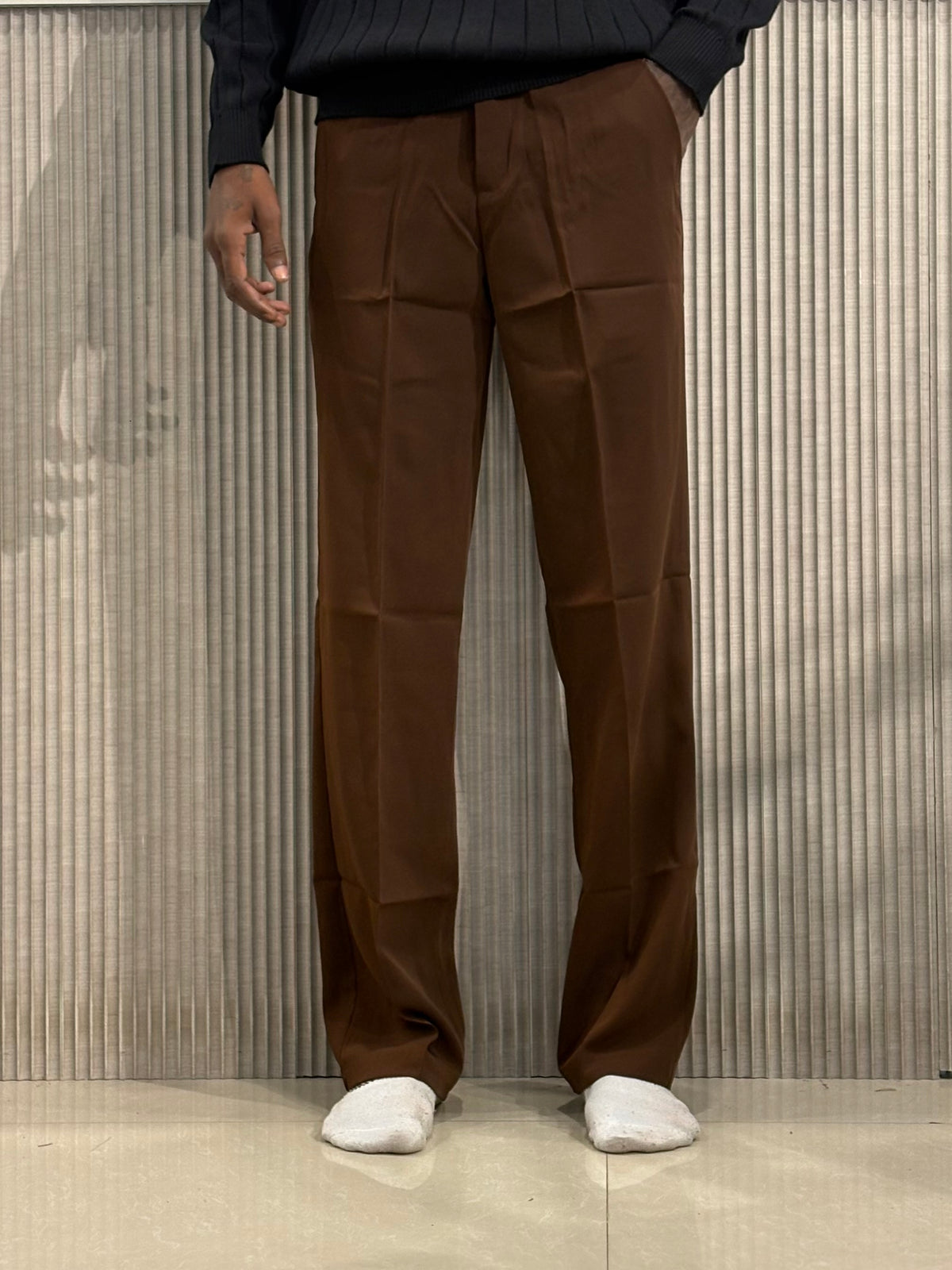 Brown Armani Korean Pants