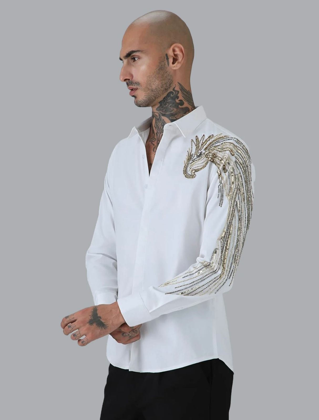 White Designer Shirt