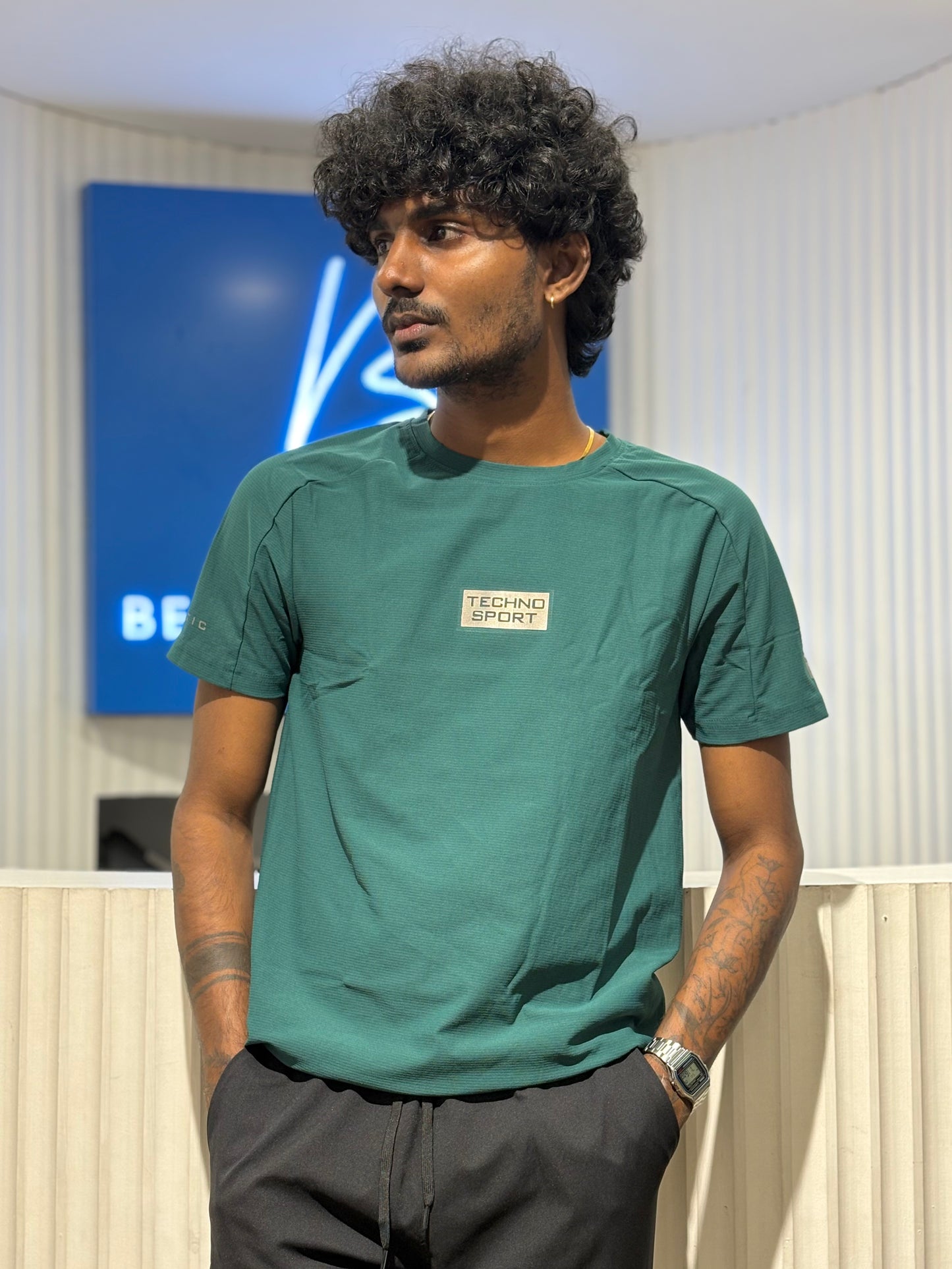 Green Dry Fit T-Shirt